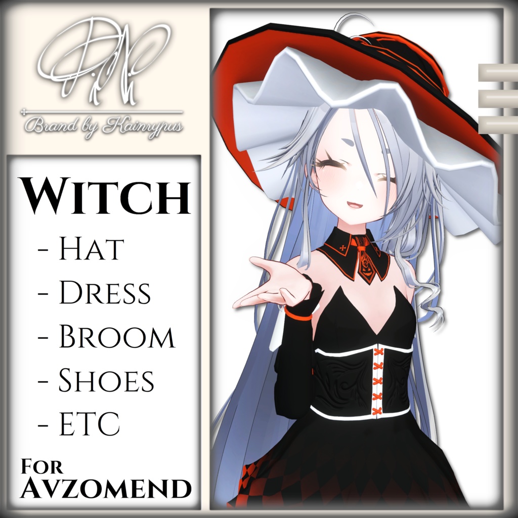 [3Dモデル]Witch(Avzomend●ゾメちゃん専用)