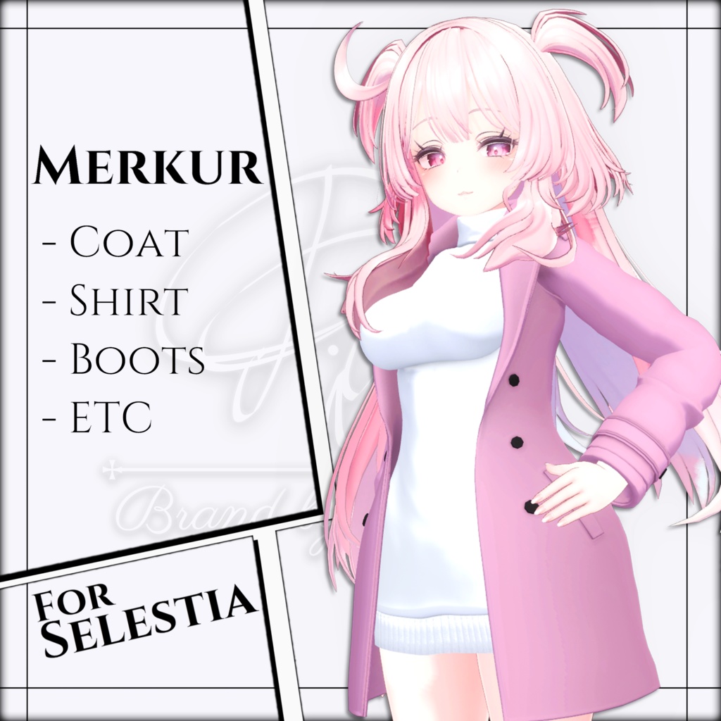 3Dモデル]Merkur(Selestia○セレスティア専用) - Pini - BOOTH