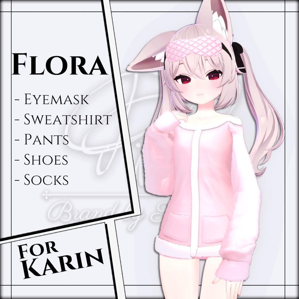[3Dモデル]Flora(Karin●カリン専用)