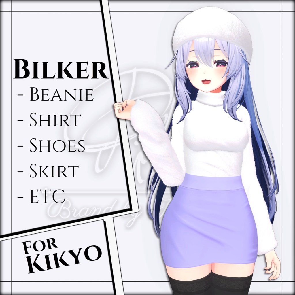 [3Dモデル]Bilker(Kikyo●桔梗専用)