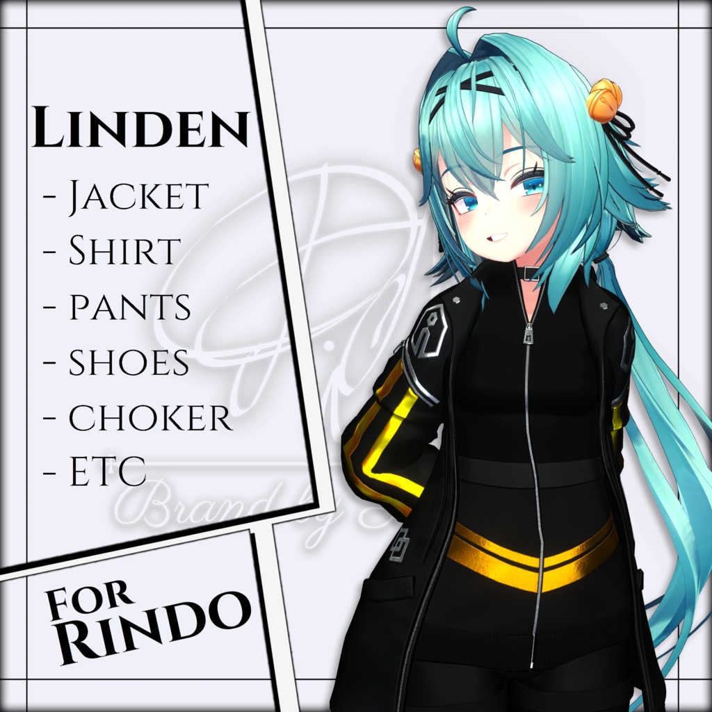 [3Dモデル]Linden(Rindo●竜胆専用)