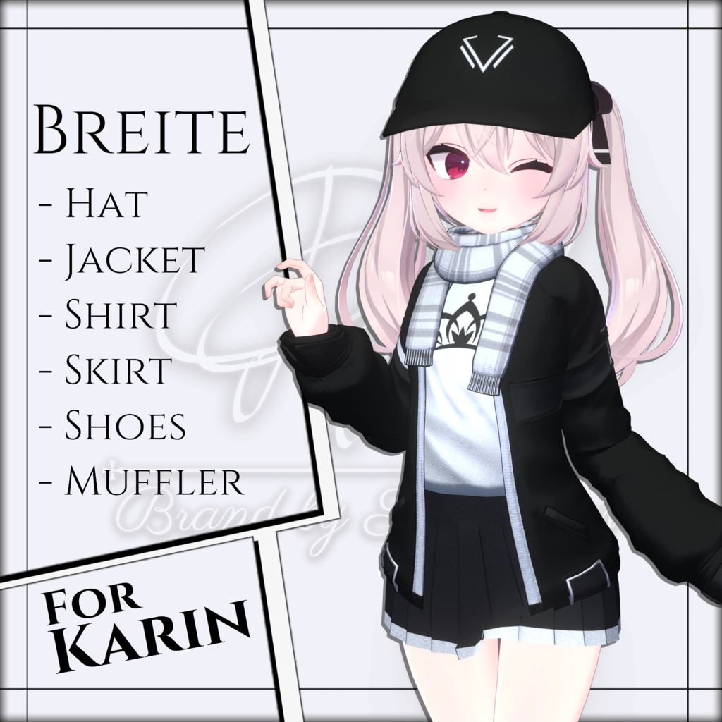 3Dモデル]Breite(Karin○カリン専用) - Pini - BOOTH