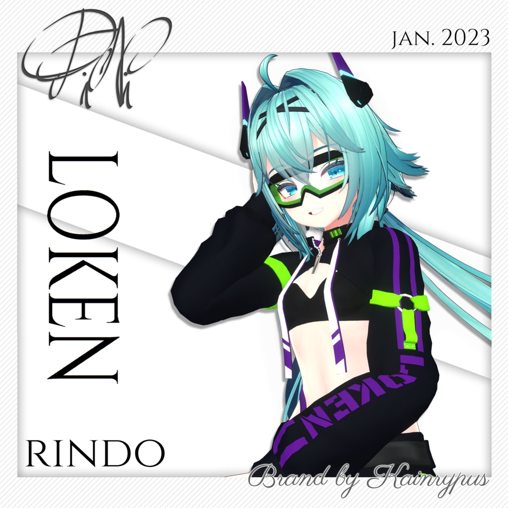 3Dモデル]Loken(Rindo○竜胆専用) - Pini - BOOTH