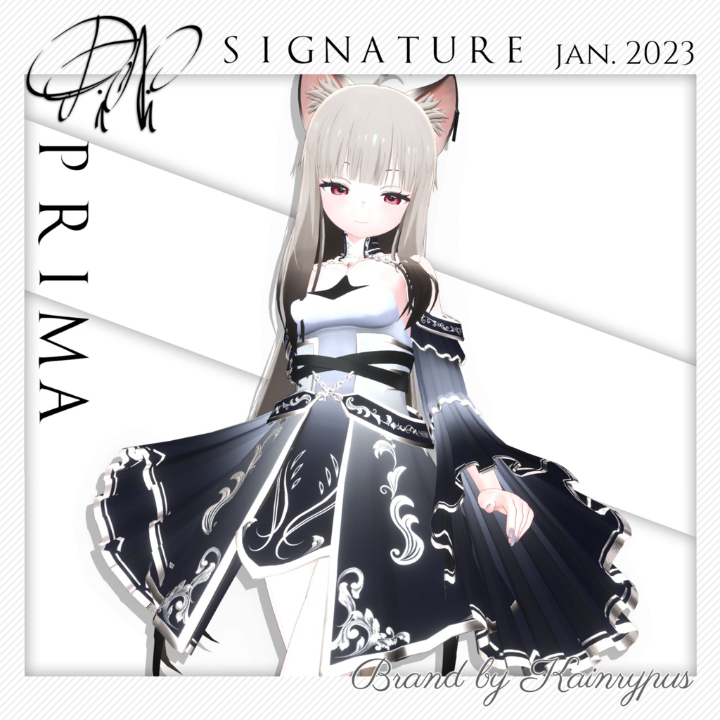 [3Dモデル]Signature - Prima - Pini - BOOTH