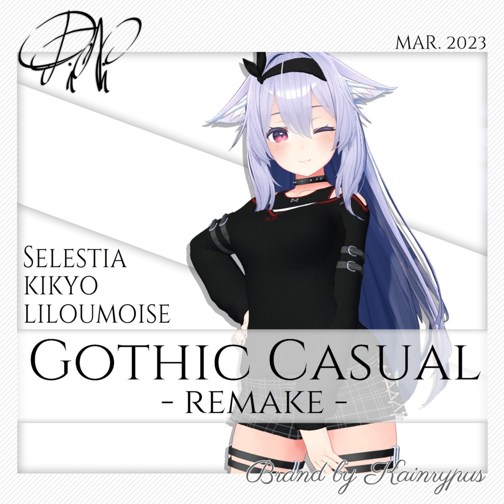 [3Dモデル]Gothic_Casual_RE