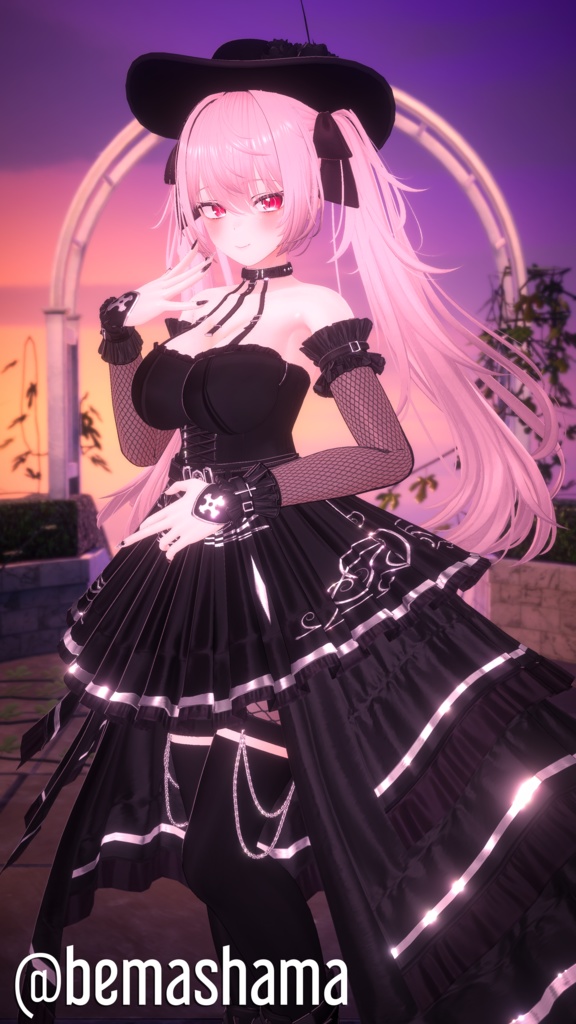 [3Dモデル] - Midnight Rose - 缩略图 22
