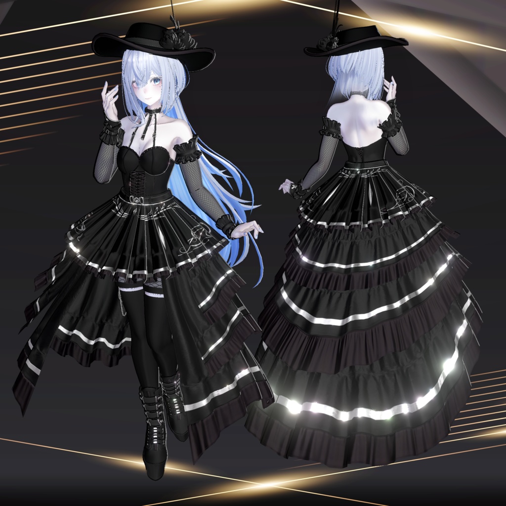[3Dモデル] - Midnight Rose - 缩略图 13