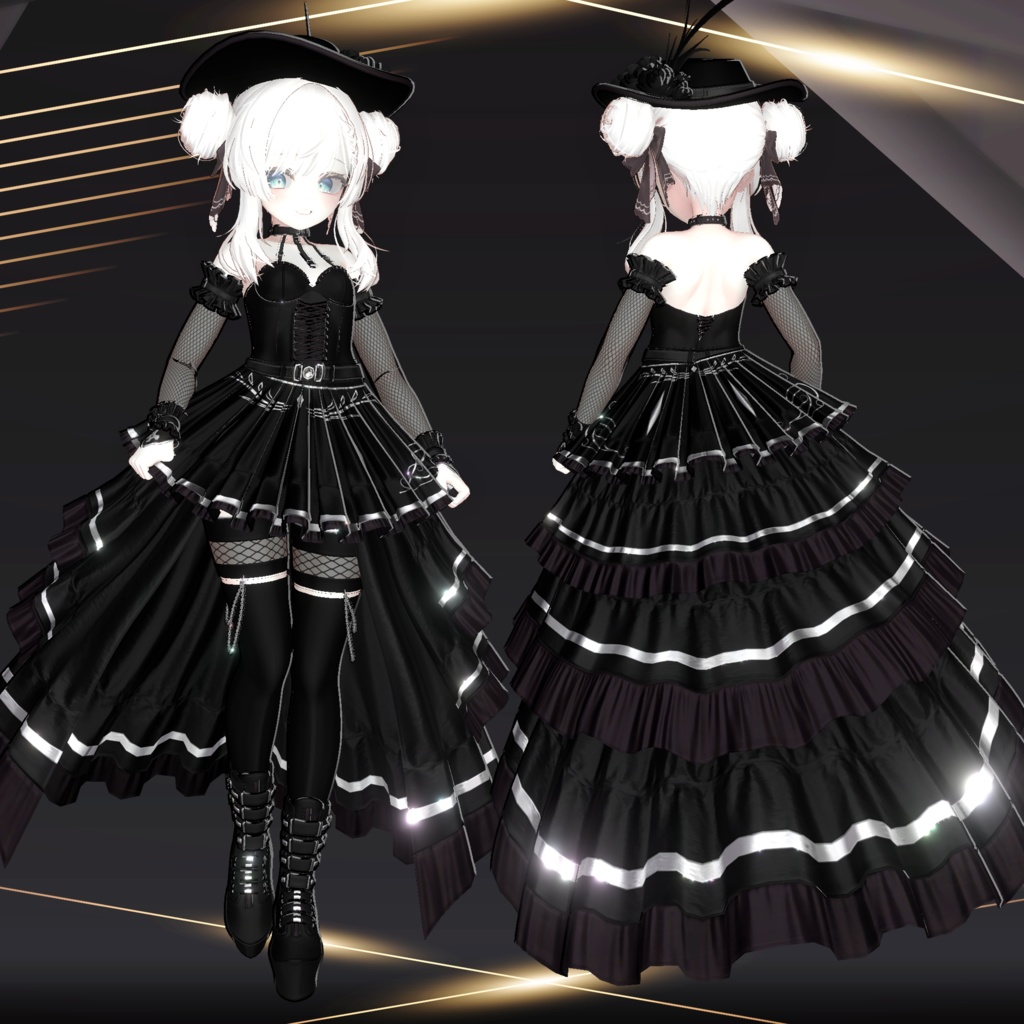 [3Dモデル] - Midnight Rose - 缩略图 9