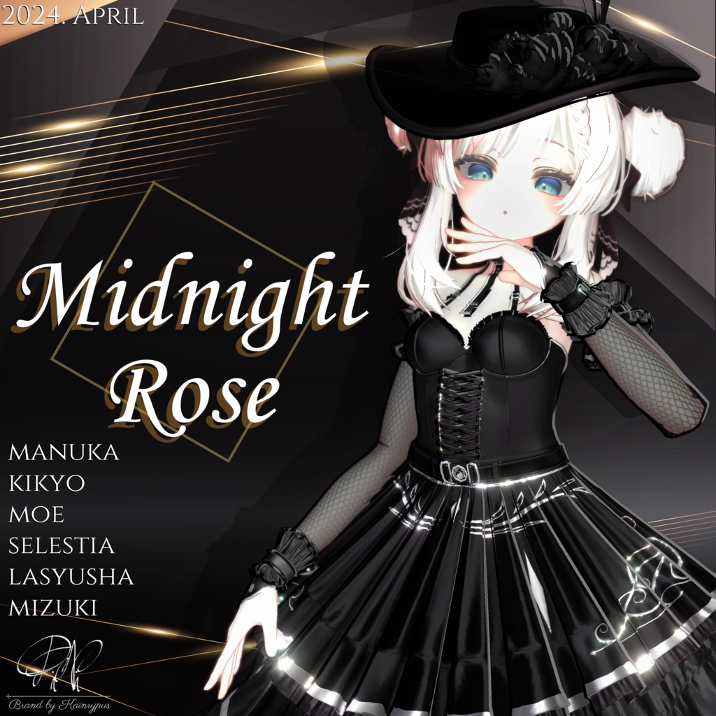 [3Dモデル] - Midnight Rose -