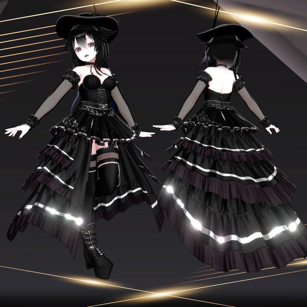 [3Dモデル] - Midnight Rose - 缩略图 11