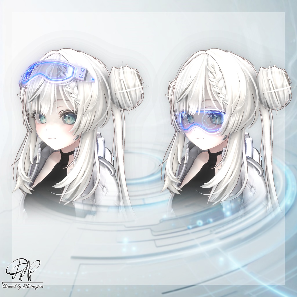 [3Dモデル] ❕❗ Free ❗❕ - Tech_Goggles - 缩略图 2