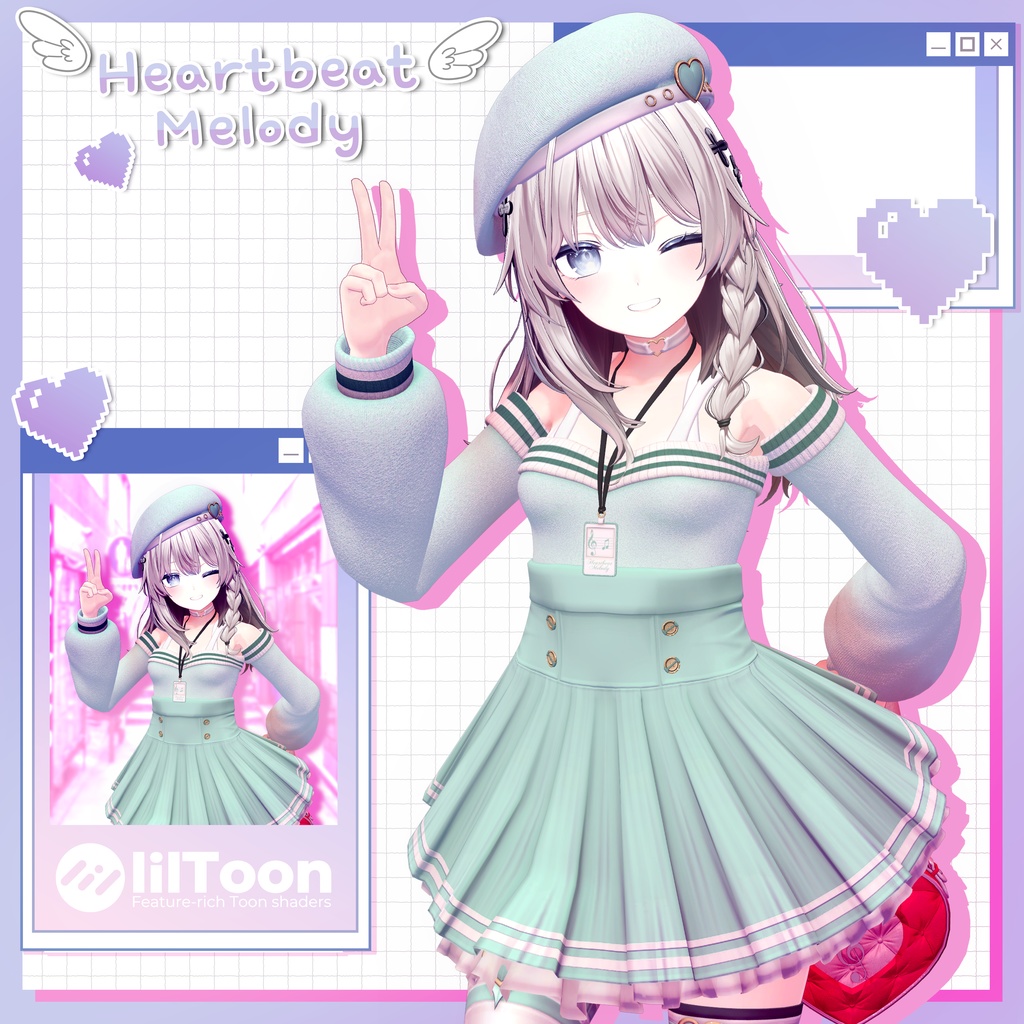 [3Dモデル] - Heartbeat Melody -