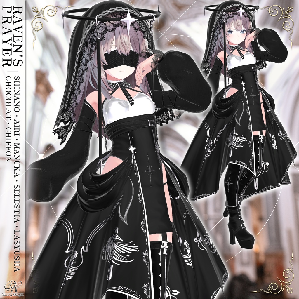 【3D衣装】「Raven's_Prayer 」 ・カラスの祈り