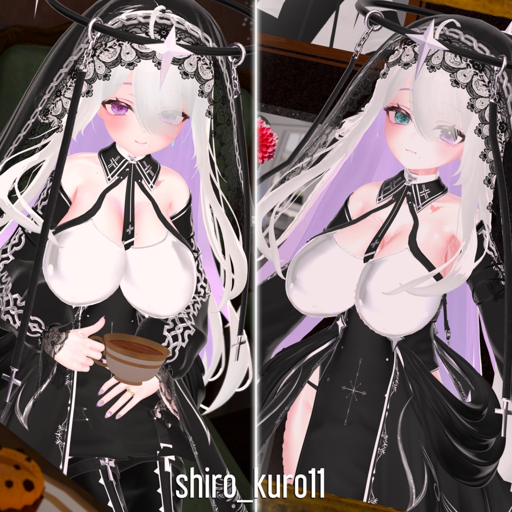 【3D衣装】「Raven's_Prayer 」 ・カラスの祈り