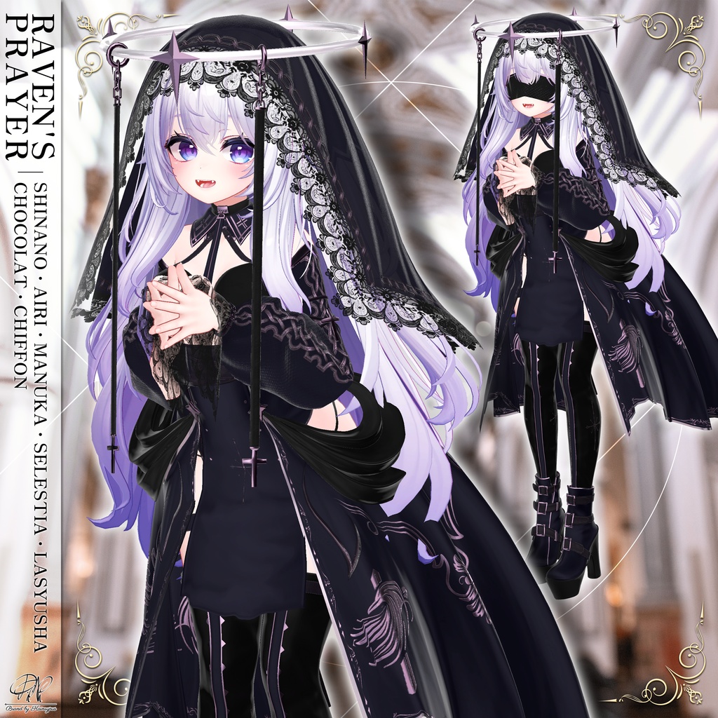 【3D衣装】「Raven's_Prayer 」 ・カラスの祈り