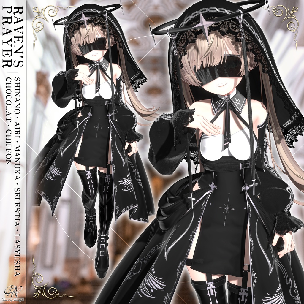 【3D衣装】「Raven's_Prayer 」 ・カラスの祈り
