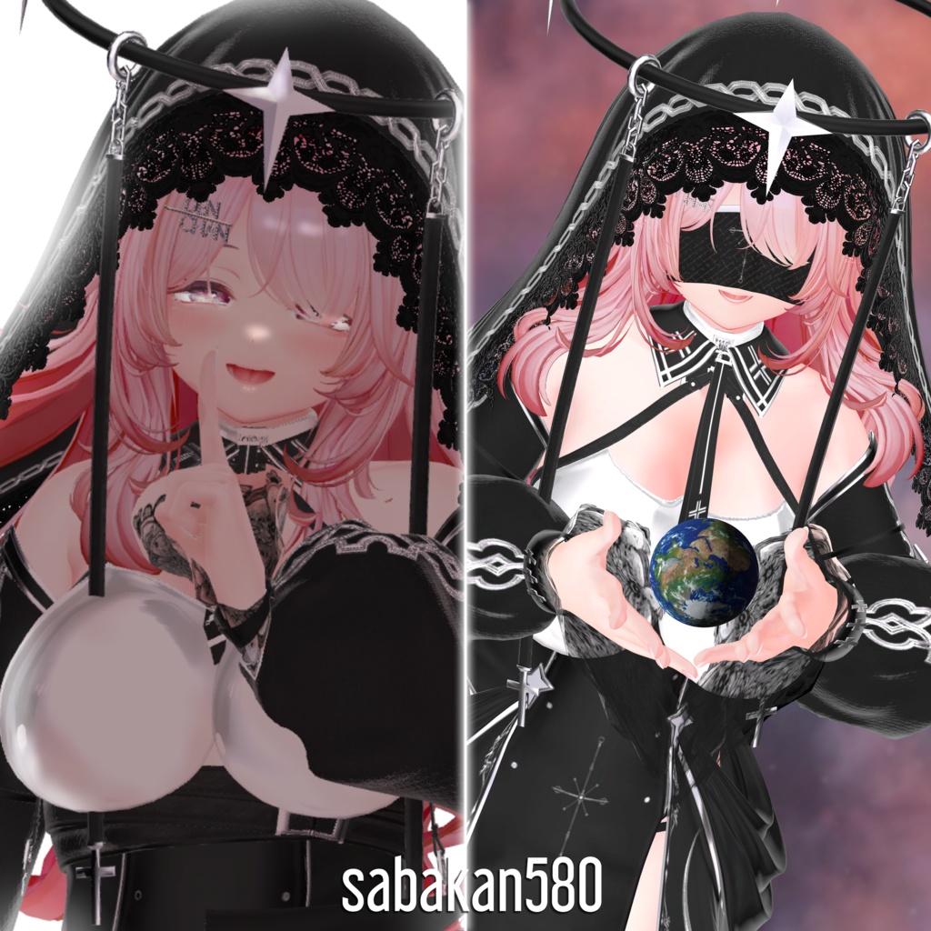 【3D衣装】「Raven's_Prayer 」 ・カラスの祈り