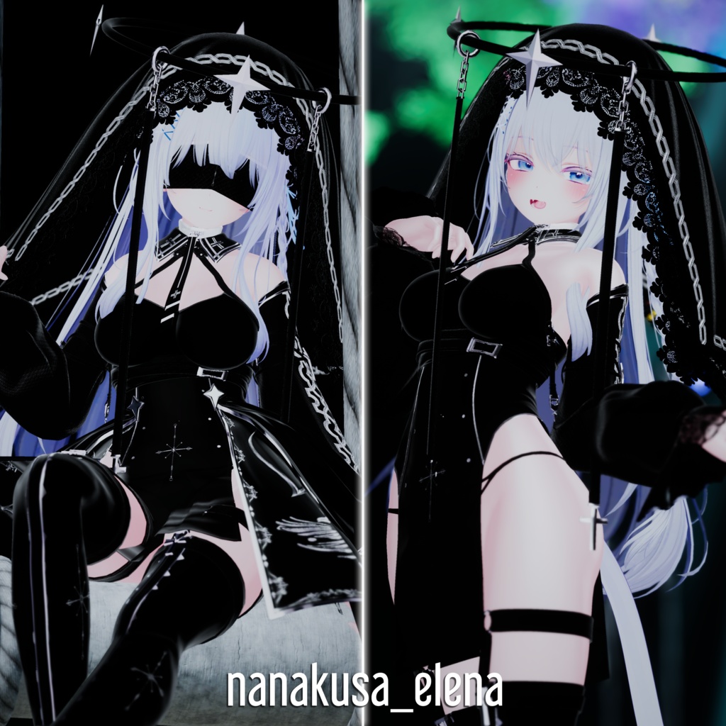 【3D衣装】「Raven's_Prayer 」 ・カラスの祈り