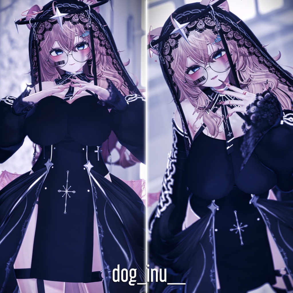 【3D衣装】「Raven's_Prayer 」 ・カラスの祈り