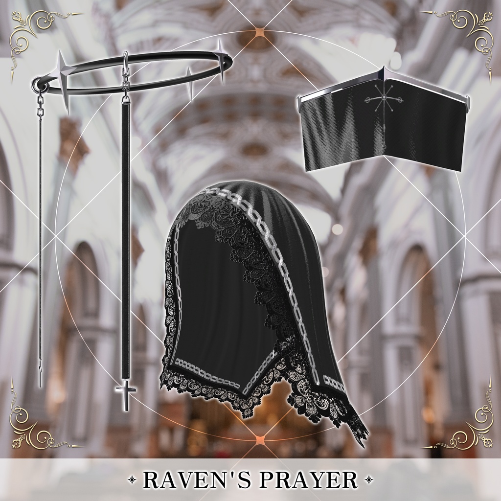 【3D衣装】「Raven's_Prayer 」 ・カラスの祈り