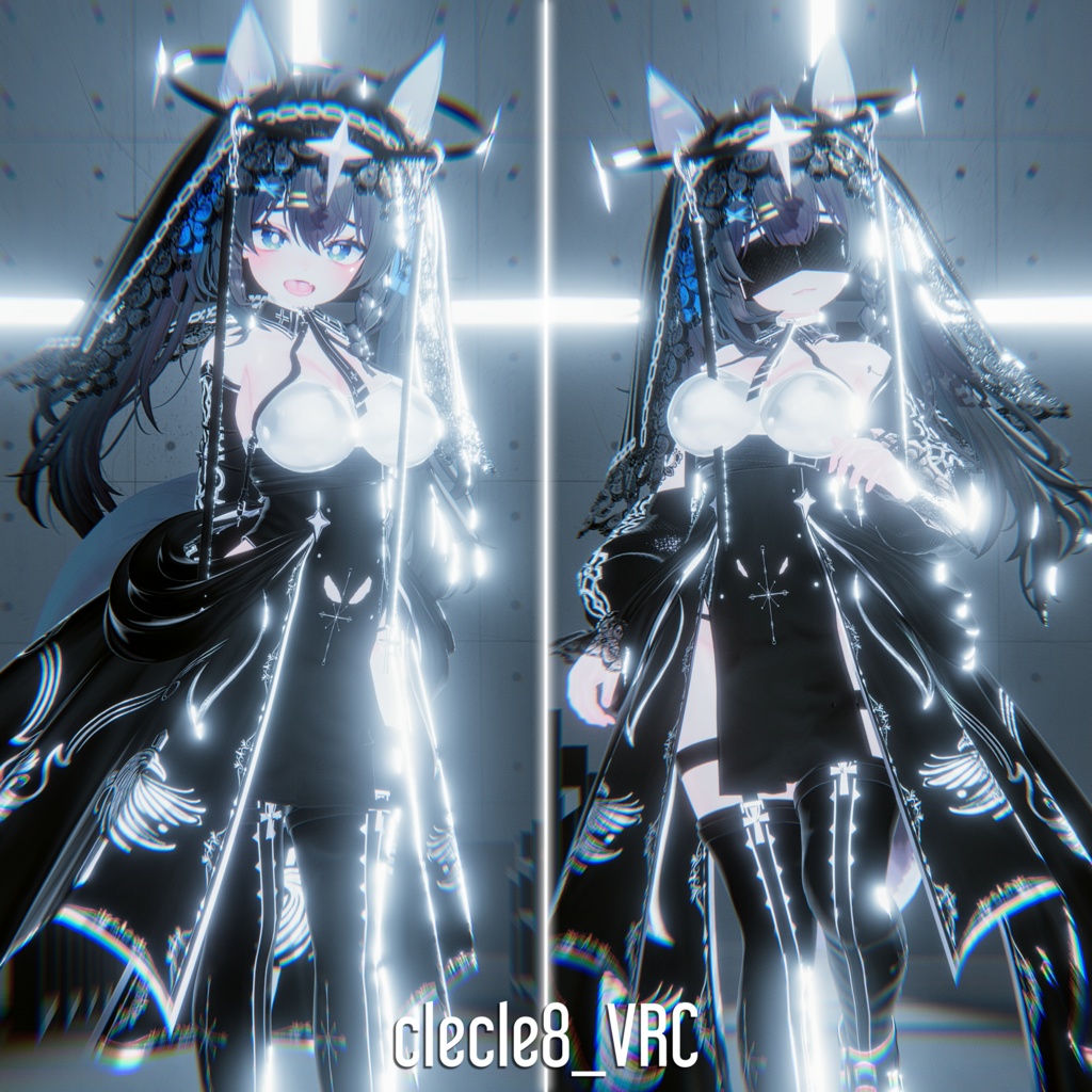 【3D衣装】「Raven's_Prayer 」 ・カラスの祈り