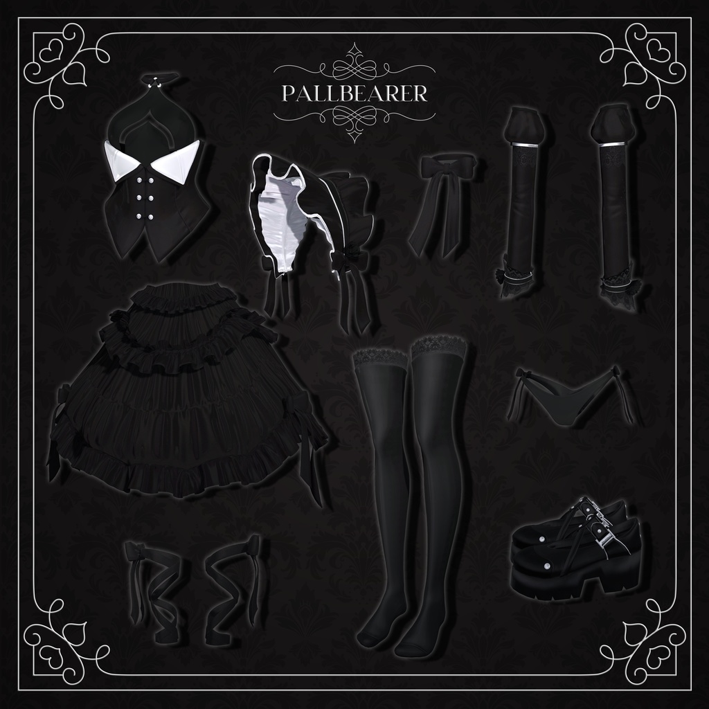 【8アバター対応】Pallbearer ● 棺の担ぎ手