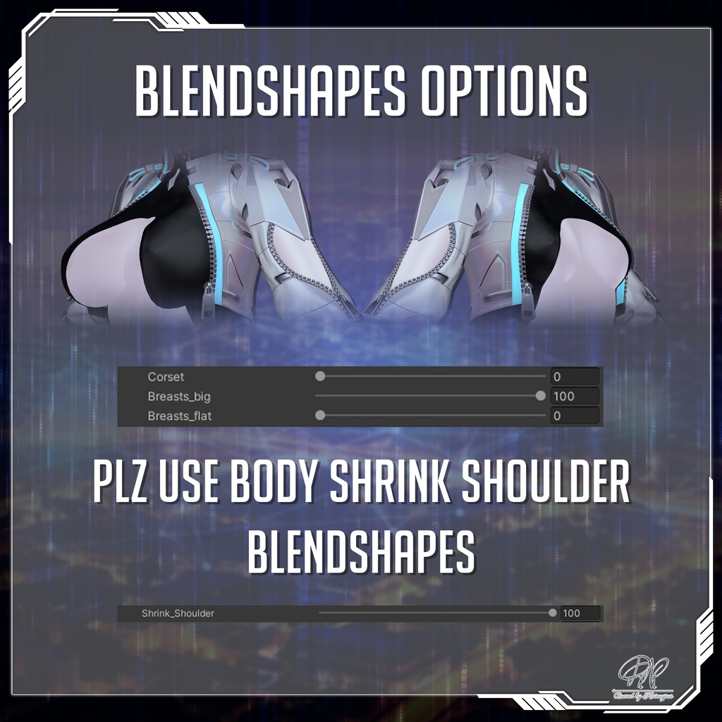 【8アバター対応】Proto_Nyx ● プロト・ニュクス