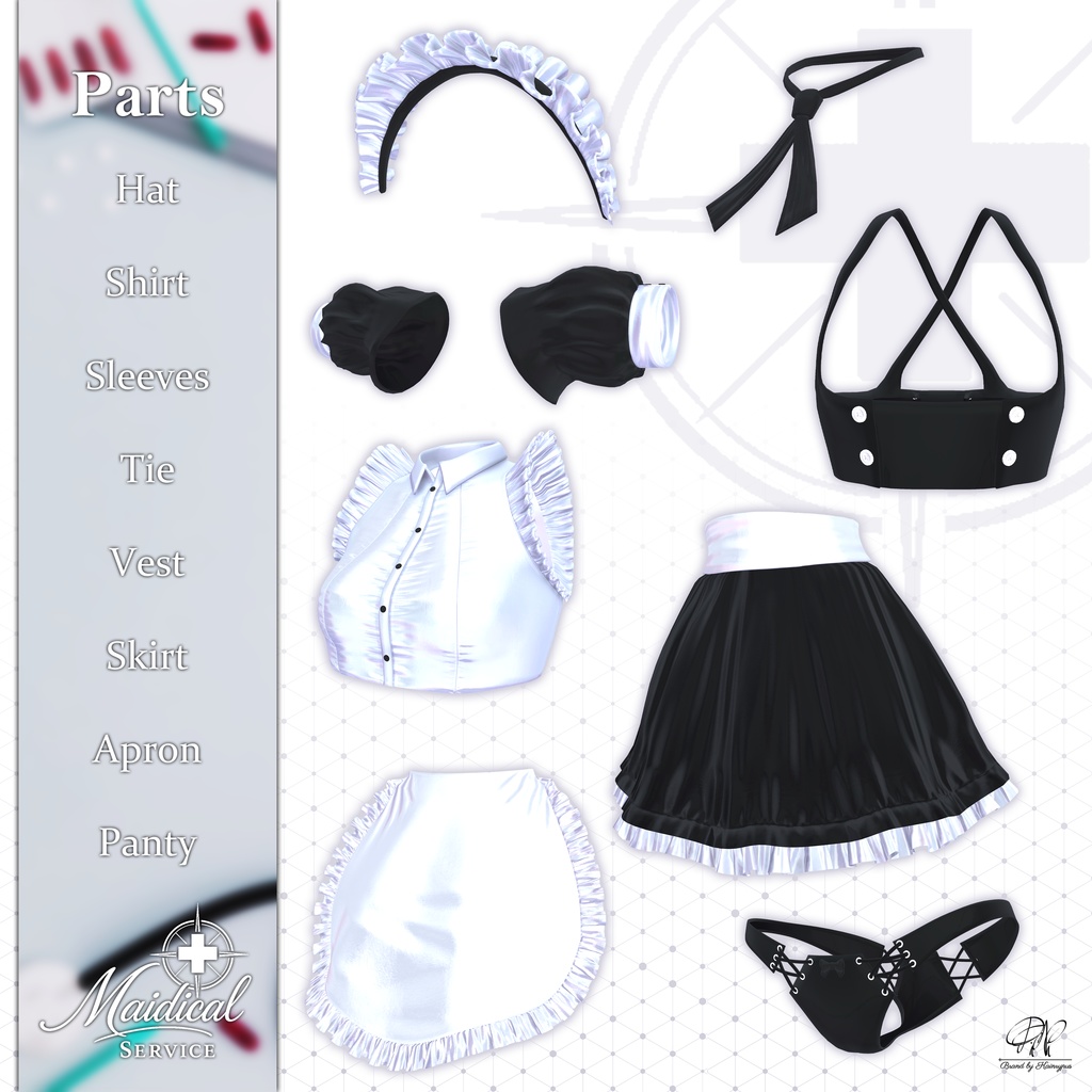 【8アバター対応】Maidical_Service ●  メイディカル・サービス