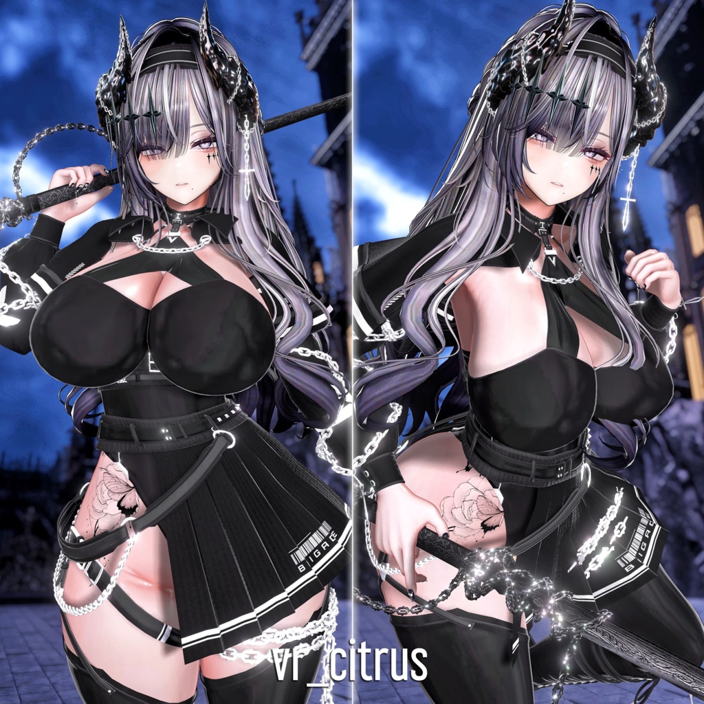 【9アバター対応】ノワール・ブリゲード ●Noir Brigade