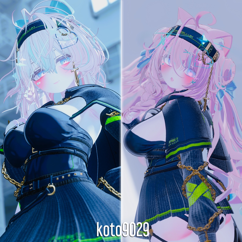 【9アバター対応】ノワール・ブリゲード ●Noir Brigade