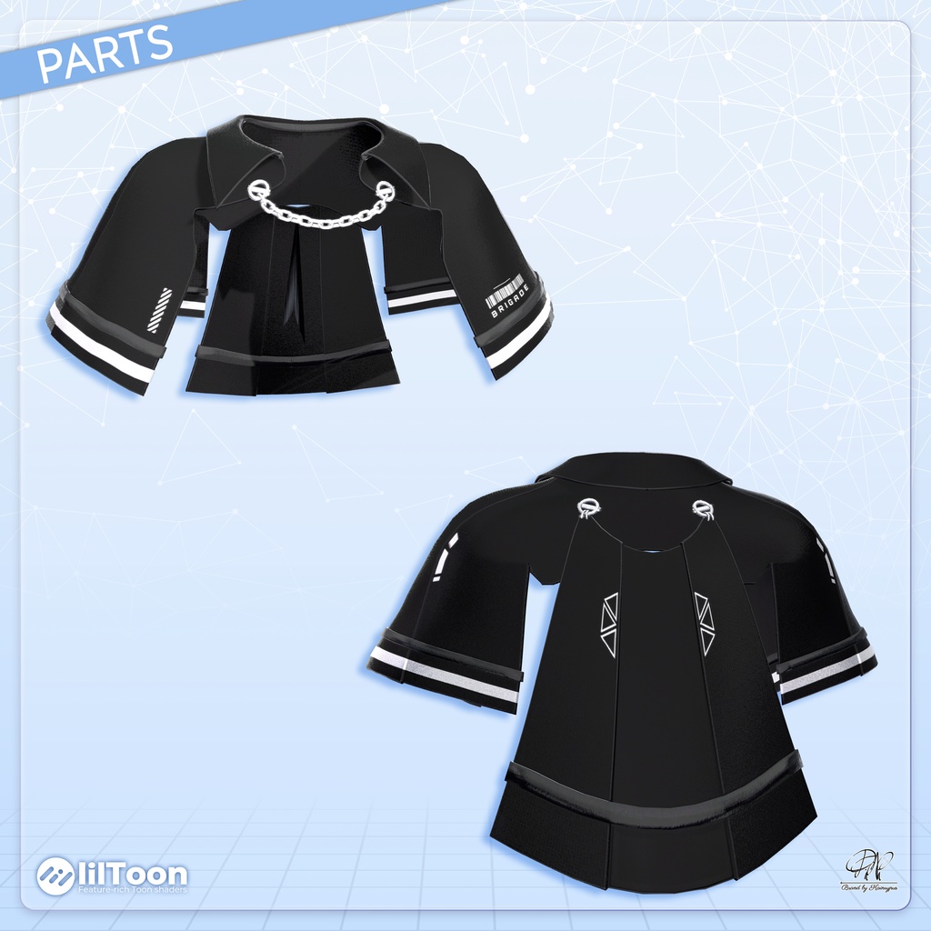 【9アバター対応】ノワール・ブリゲード ●Noir Brigade