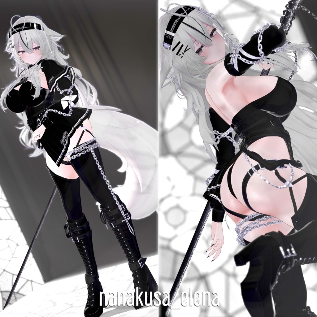 【9アバター対応】ノワール・ブリゲード ●Noir Brigade