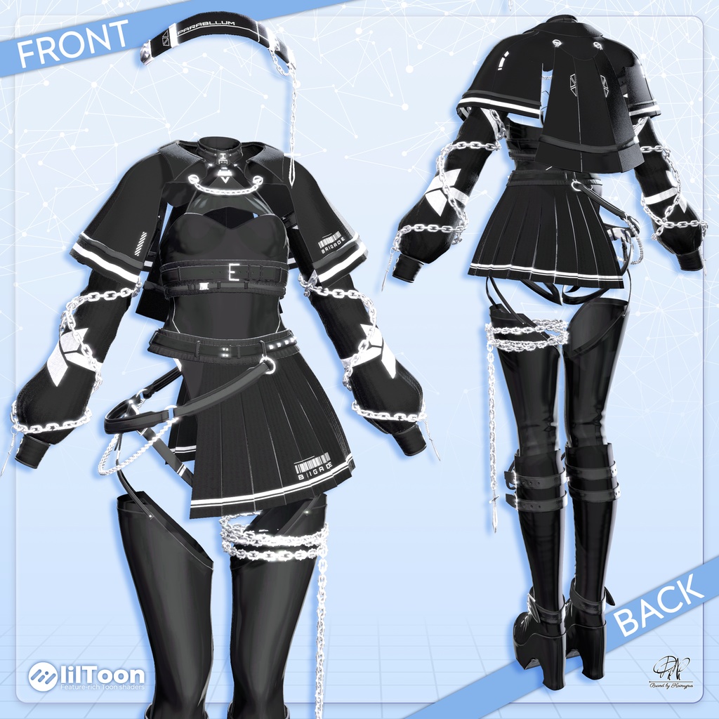 【9アバター対応】ノワール・ブリゲード ●Noir Brigade