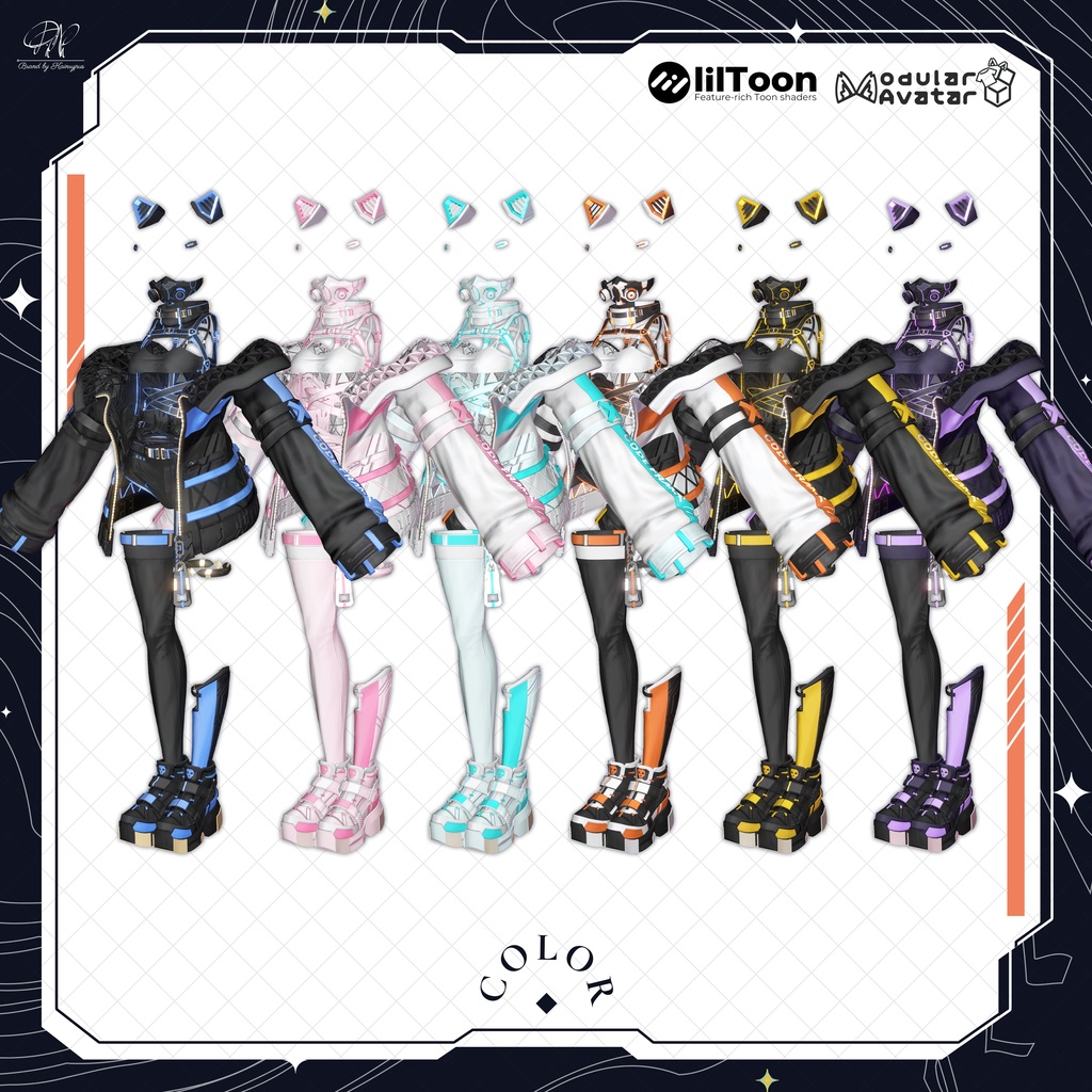 【9アバター対応】 CodeFrame●コードフレーム