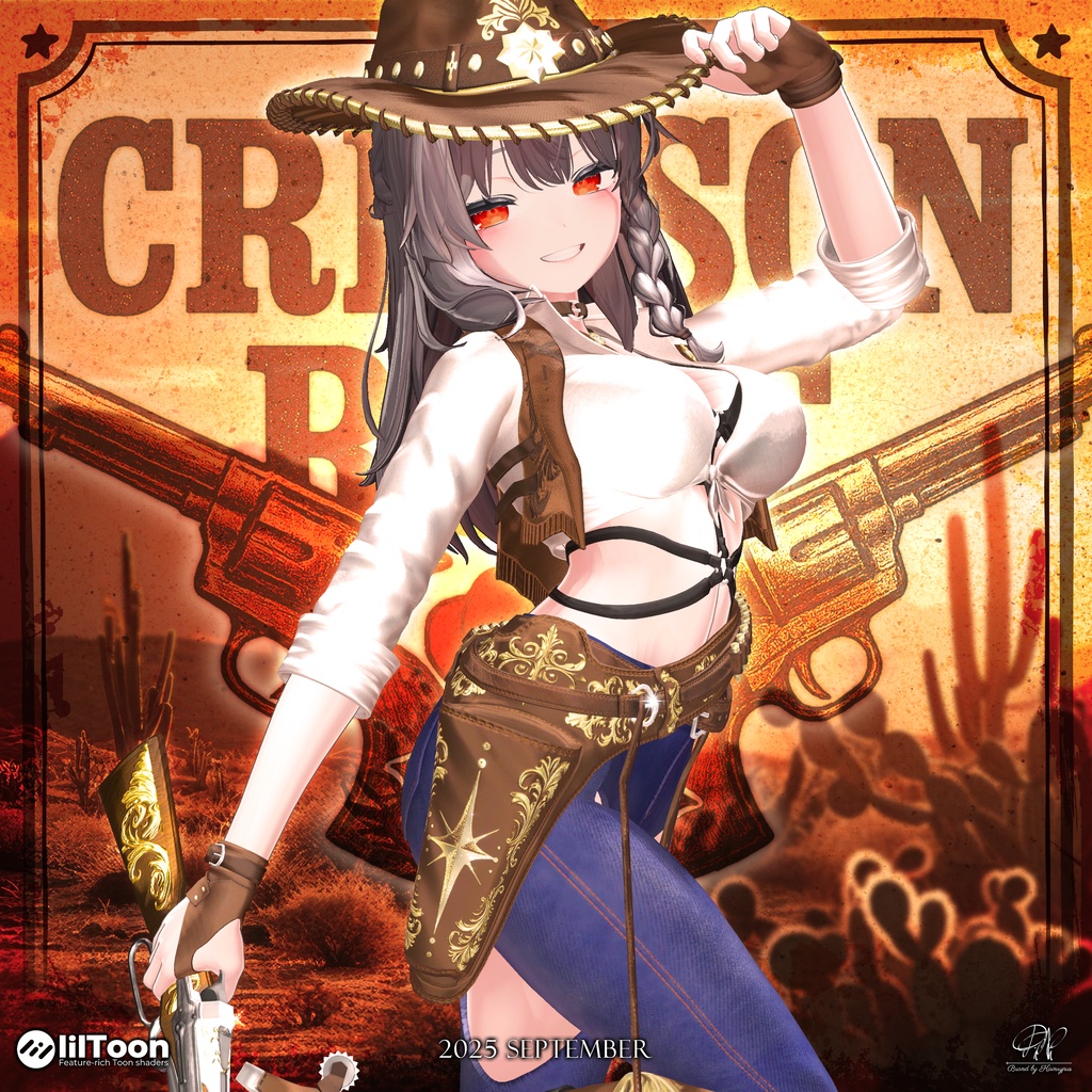 【9アバター対応】Crimson_Rose●クリムゾンローズ