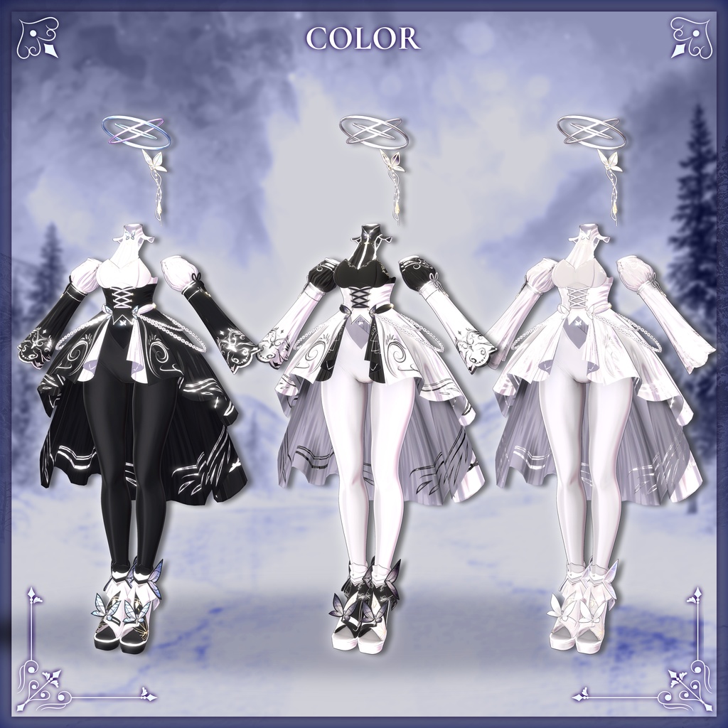 🎁リリース記念セール【35%オフ】🎁【8アバター対応】 Frozen Waltz●凍華の舞