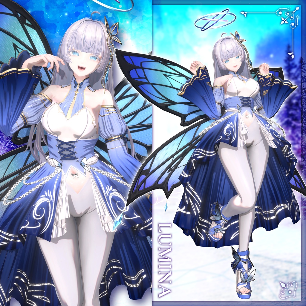 🎁リリース記念セール【35%オフ】🎁【8アバター対応】 Frozen Waltz●凍華の舞