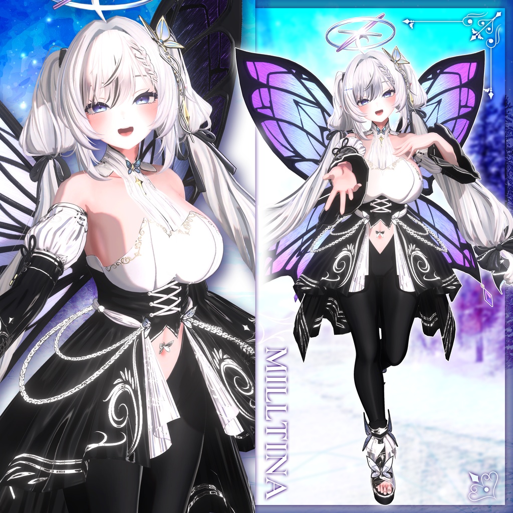 🎁リリース記念セール【35%オフ】🎁【8アバター対応】 Frozen Waltz●凍華の舞