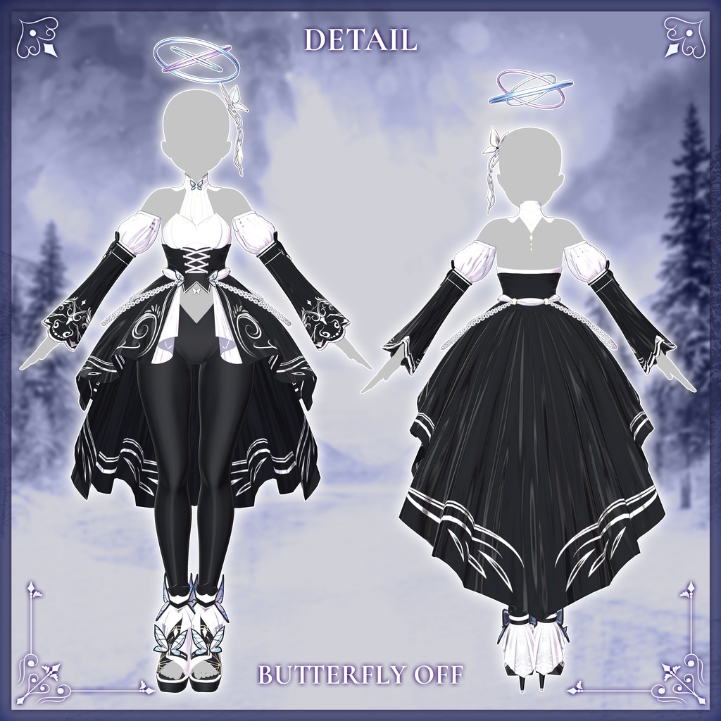 🎁リリース記念セール【35%オフ】🎁【8アバター対応】 Frozen Waltz●凍華の舞