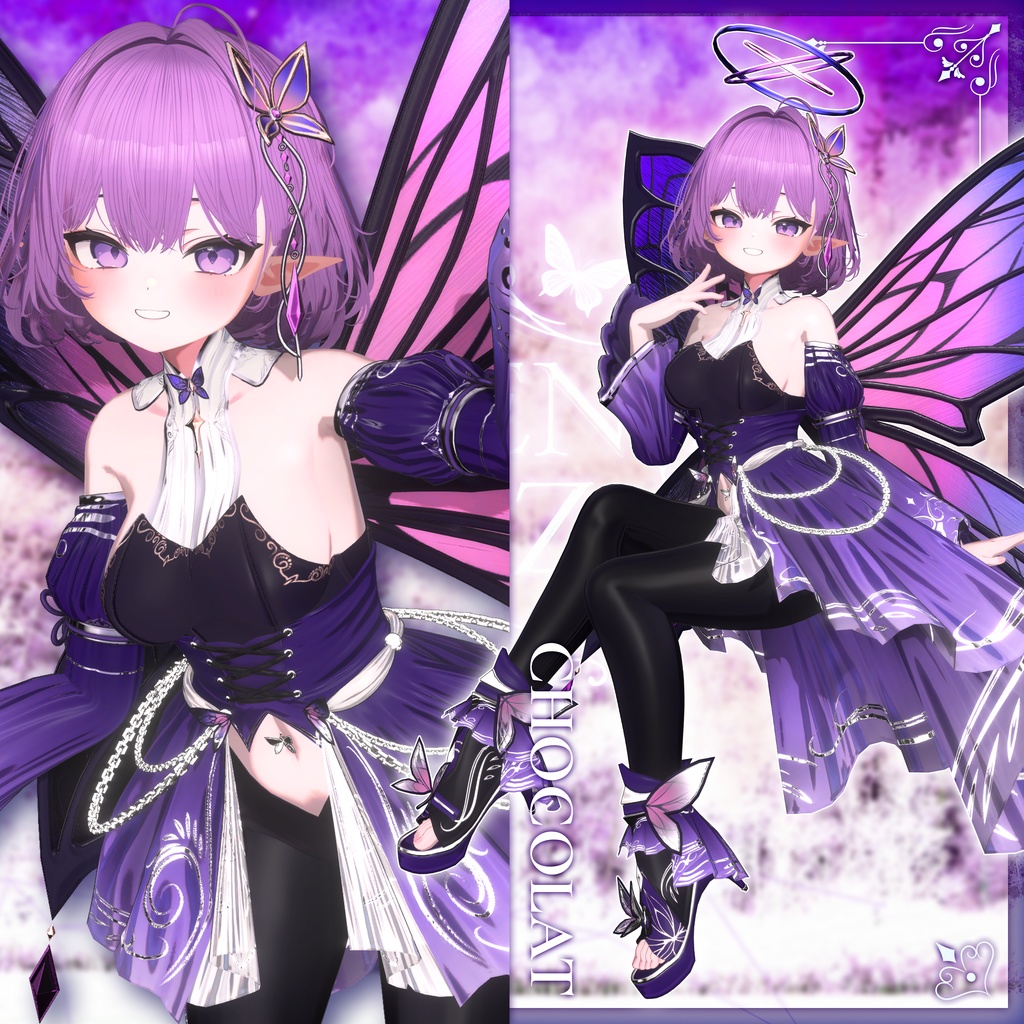 🎁リリース記念セール【35%オフ】🎁【8アバター対応】 Frozen Waltz●凍華の舞