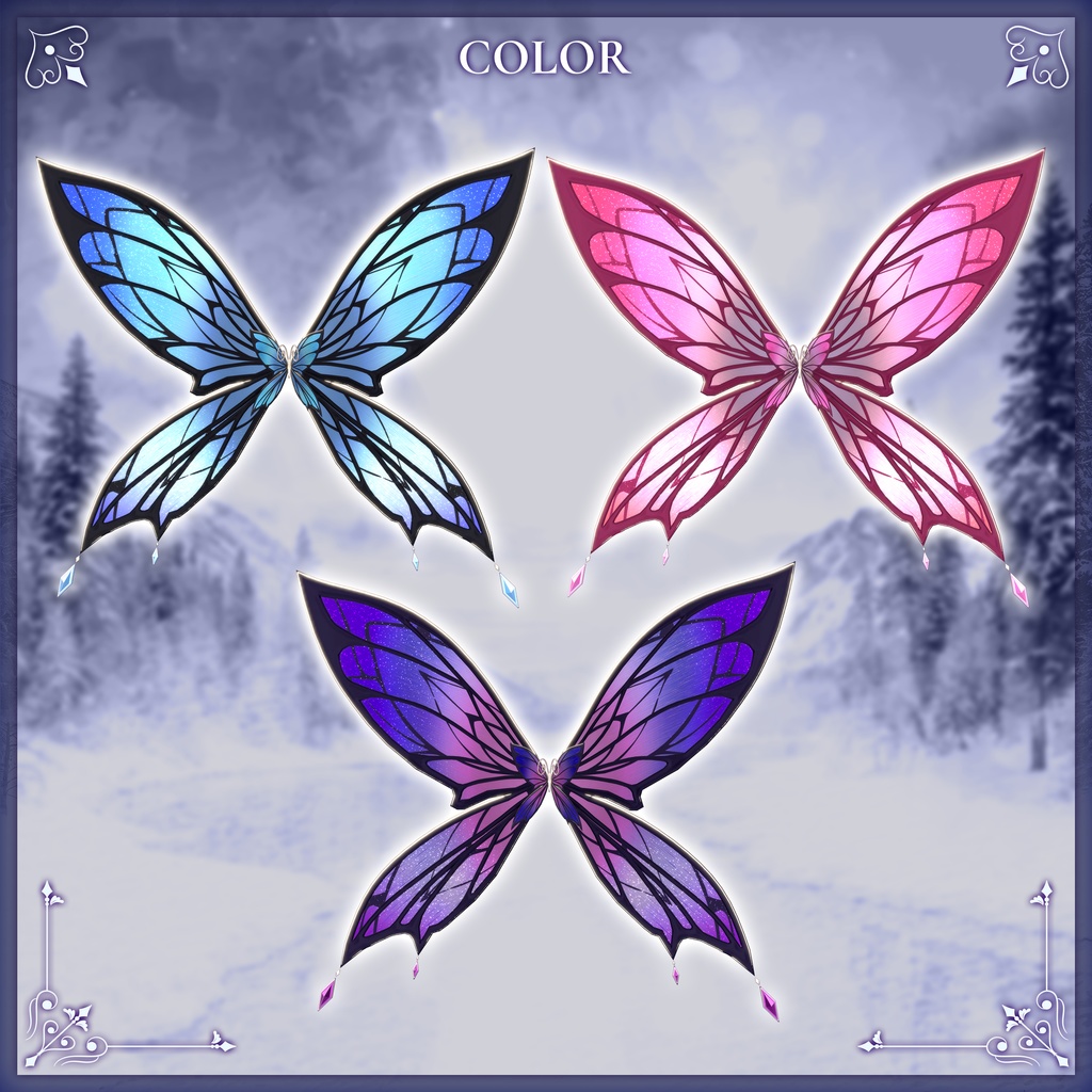 🎁リリース記念セール【35%オフ】🎁【8アバター対応】 Frozen Waltz●凍華の舞