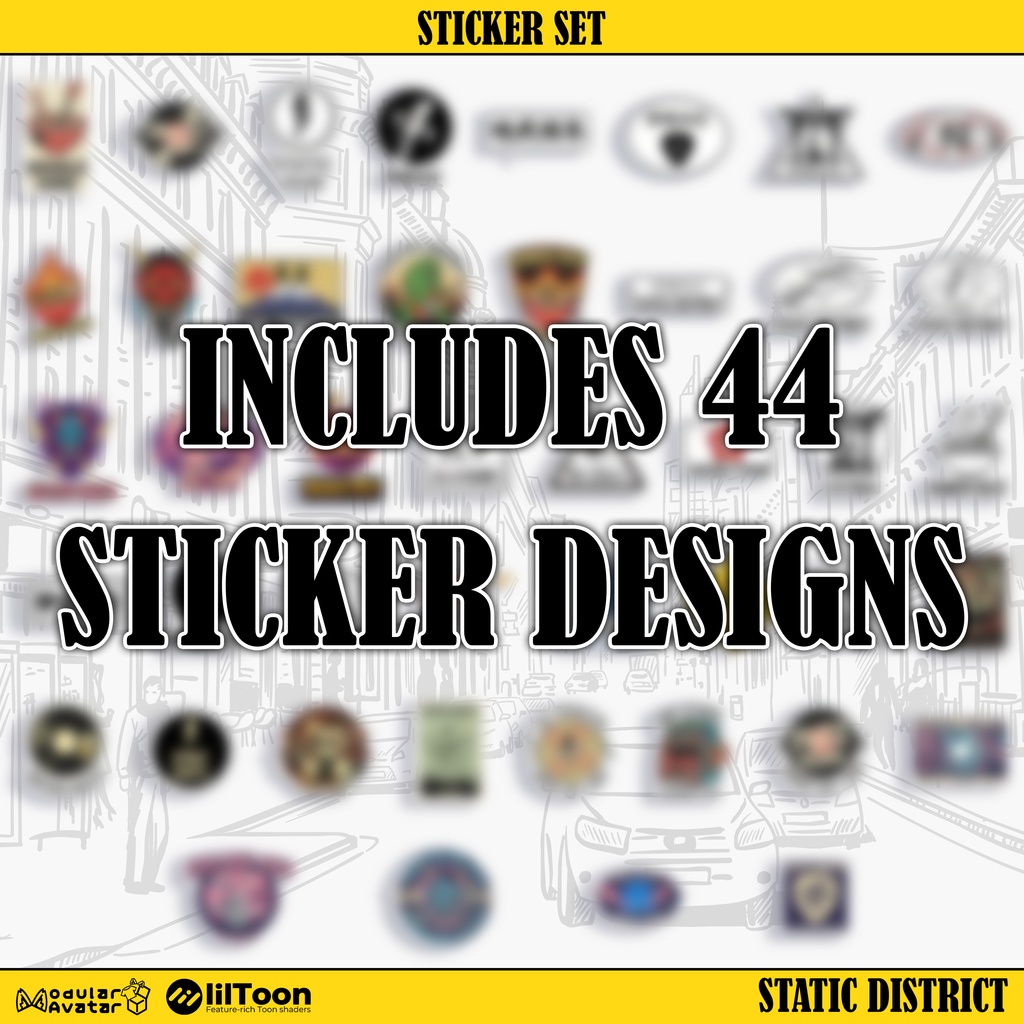 【7アバター対応】静電街区 - Static District