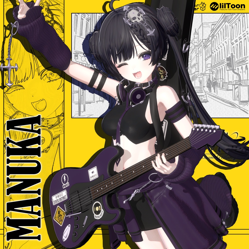 【7アバター対応】静電街区 - Static District