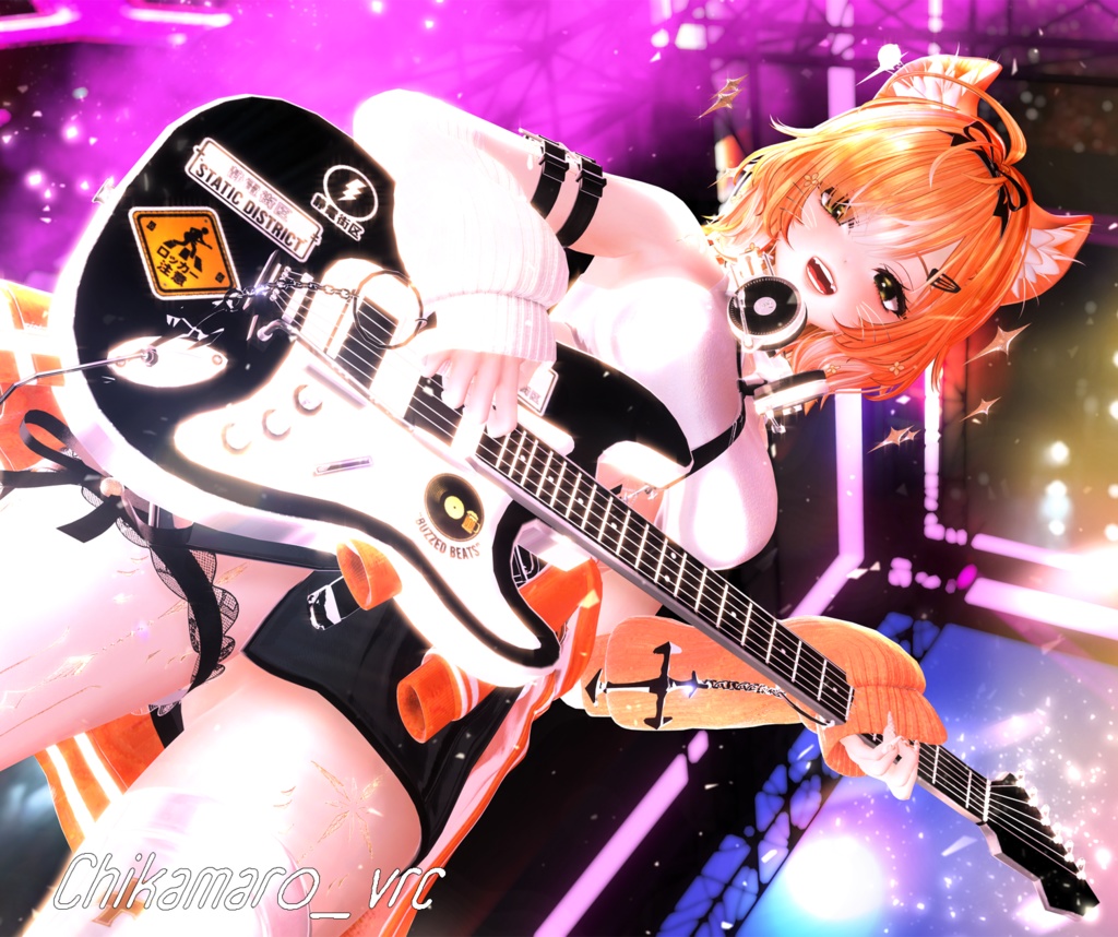 【7アバター対応】静電街区 - Static District