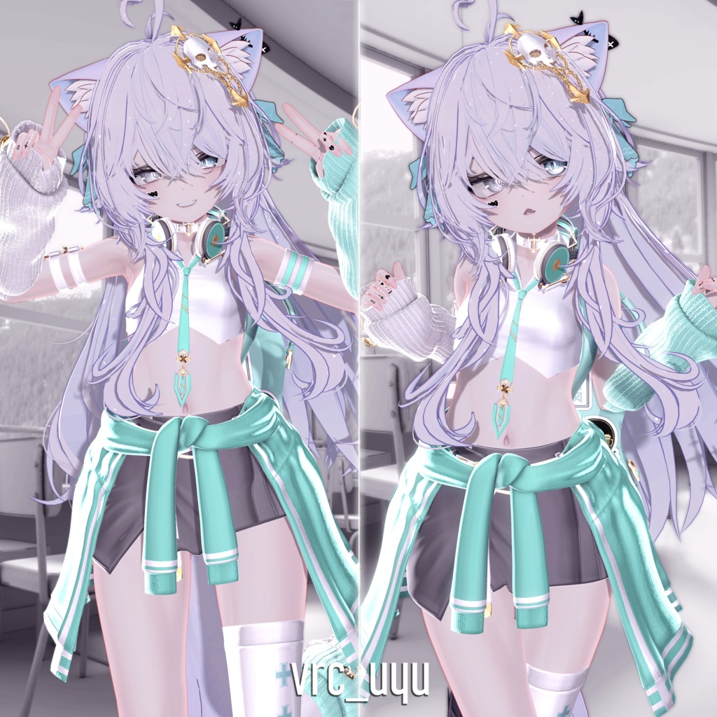 【7アバター対応】静電街区 - Static District