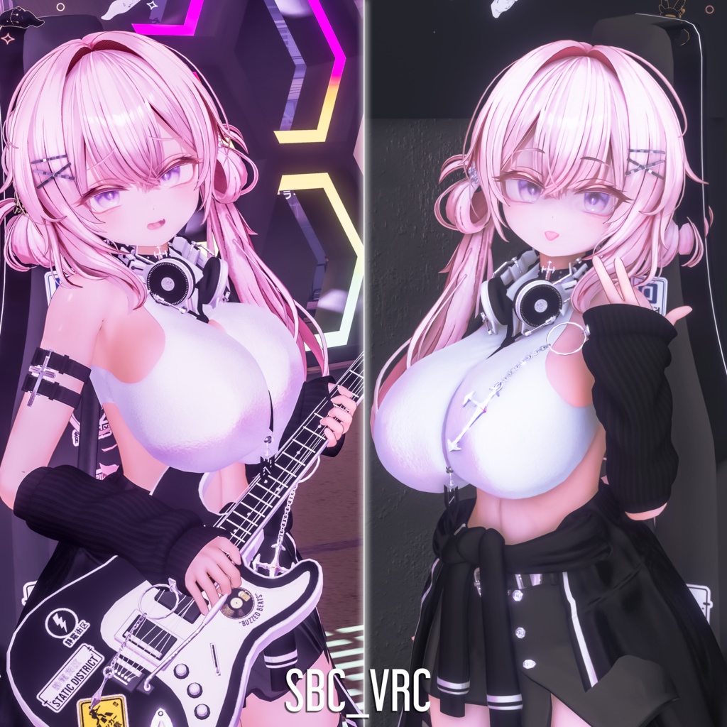 【7アバター対応】静電街区 - Static District