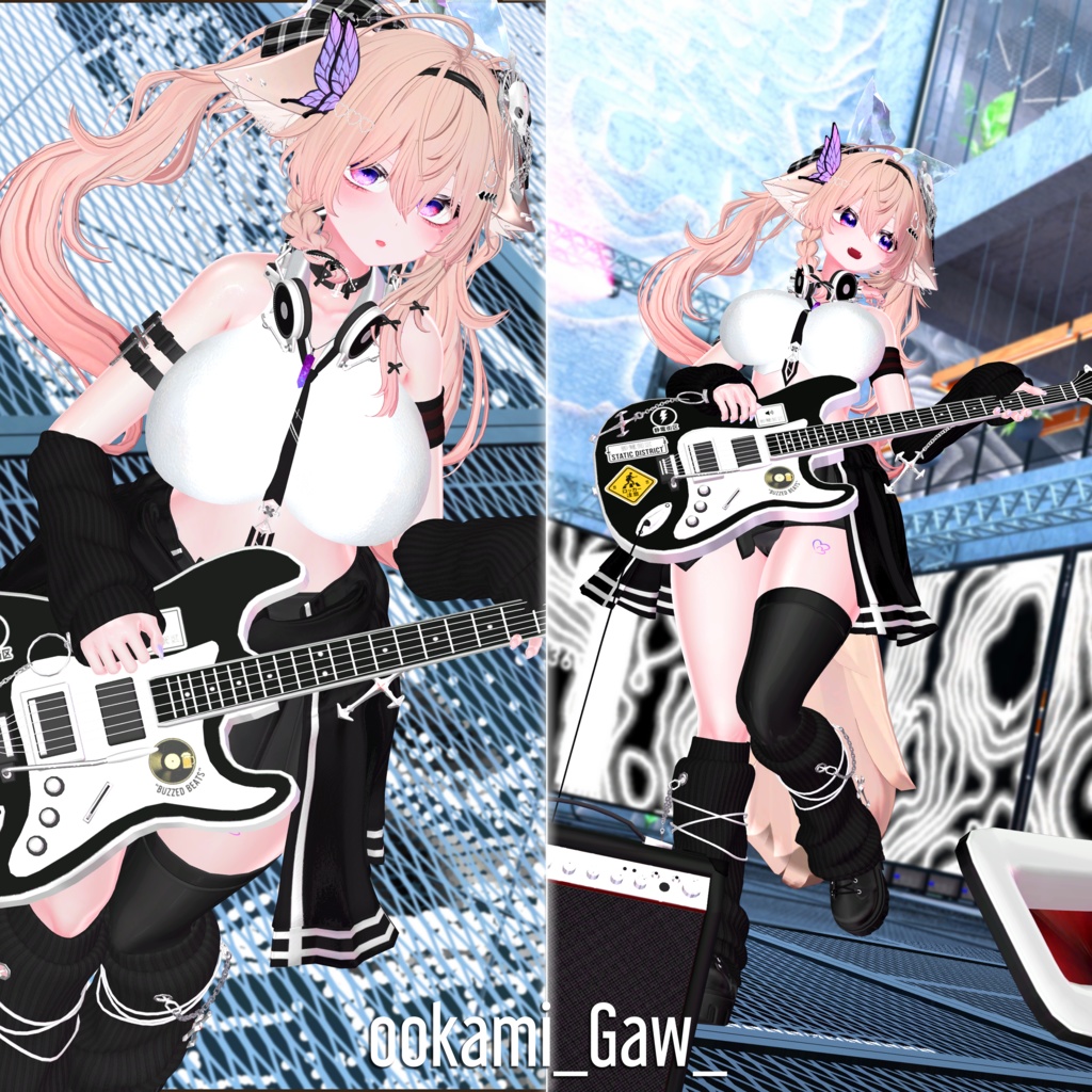 【7アバター対応】静電街区 - Static District