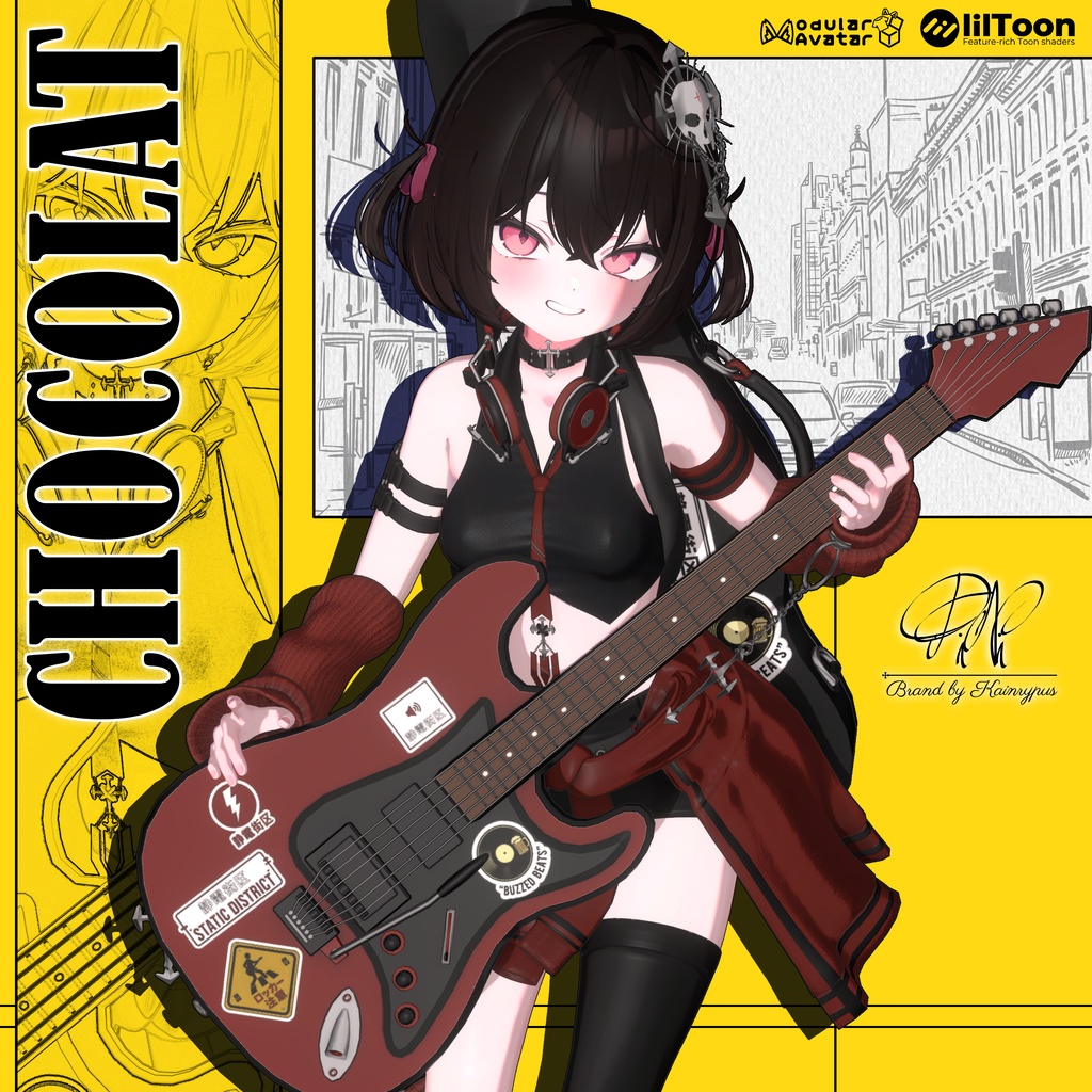 【7アバター対応】静電街区 - Static District