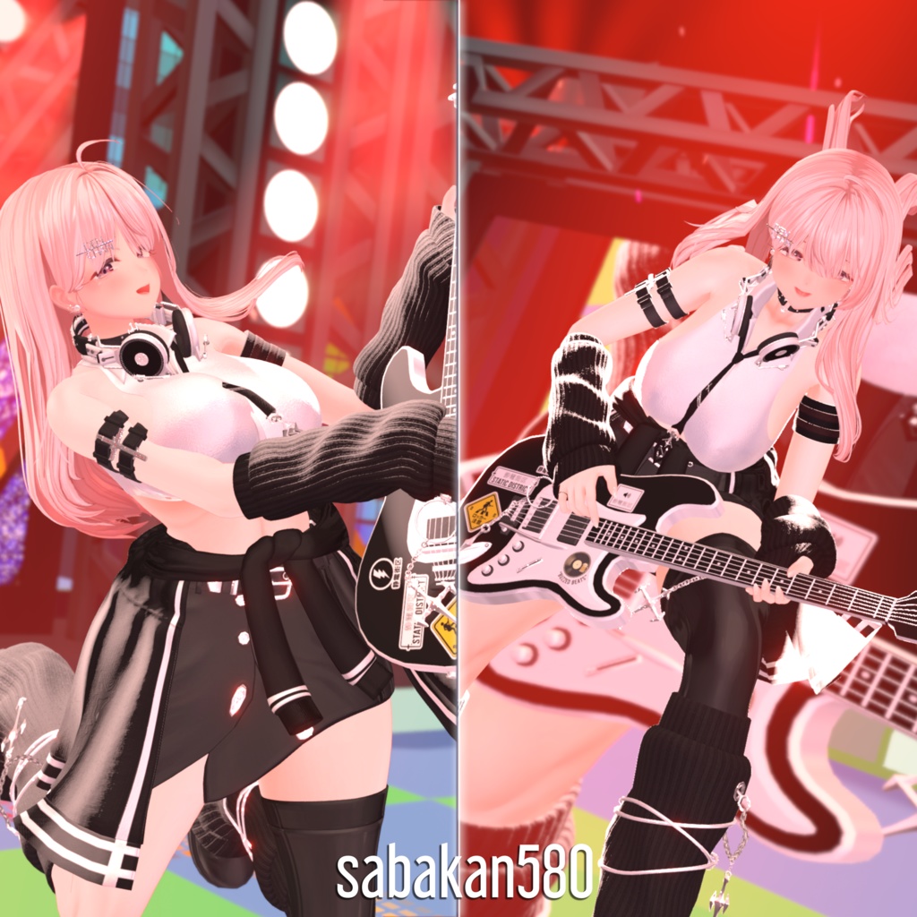 【7アバター対応】静電街区 - Static District