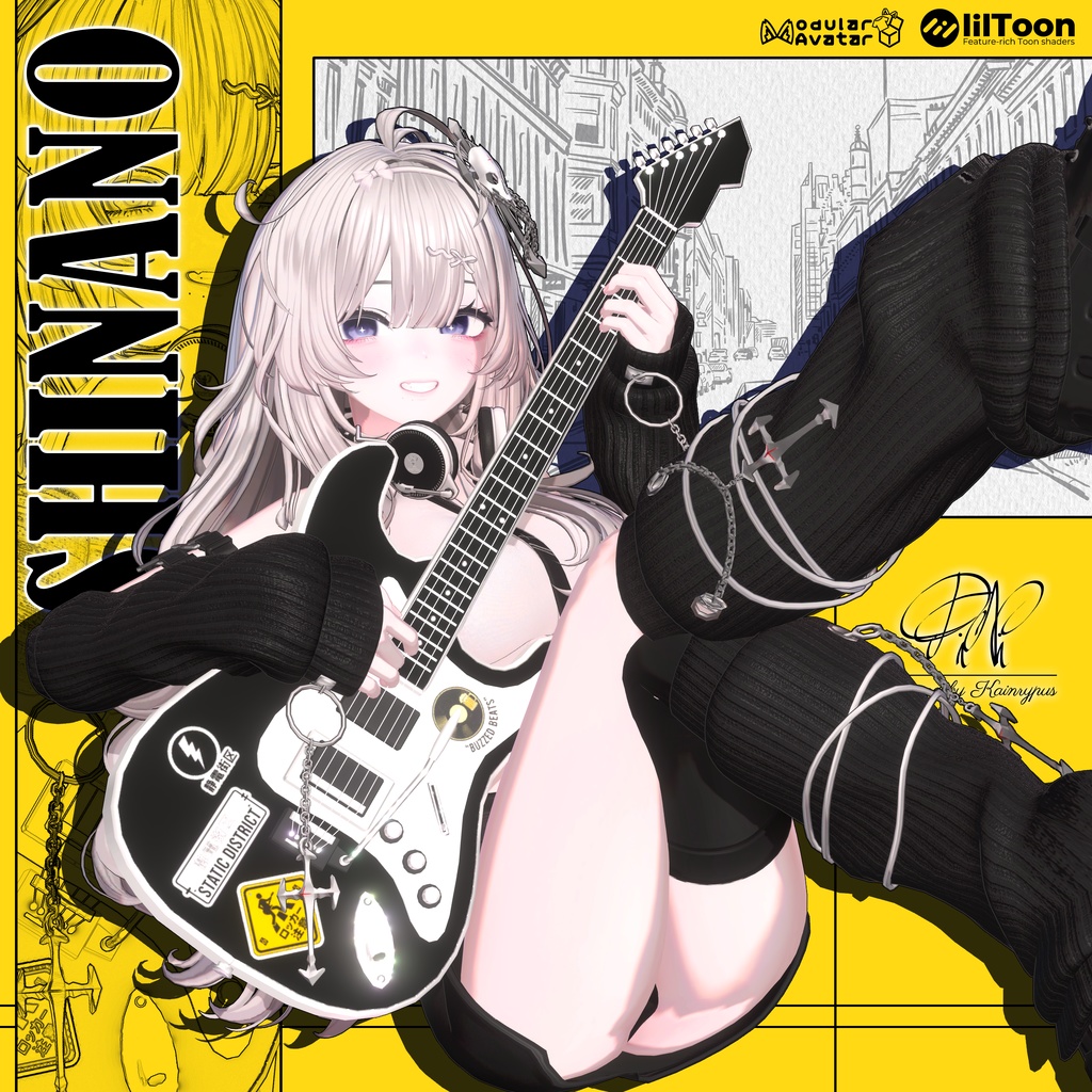 【7アバター対応】静電街区 - Static District